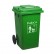 Thùng rác nhựa HPDE 240L màu xanh lá
