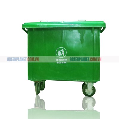 Thùng rác composite cỡ lớn có bánh xe