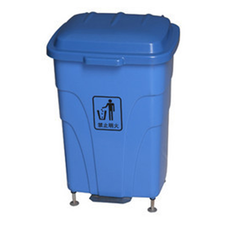 Thùng rác nhựa HDPE 70L có đạp chân