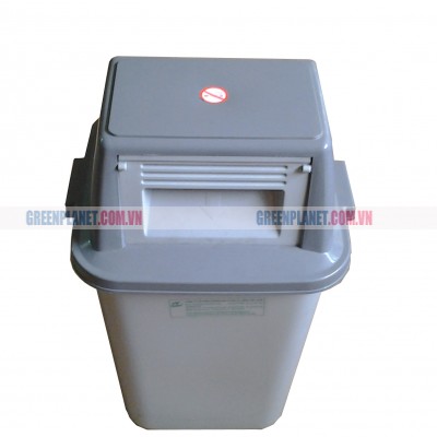 Thùng rác nhựa Duy Tân nắp đẩy 60L